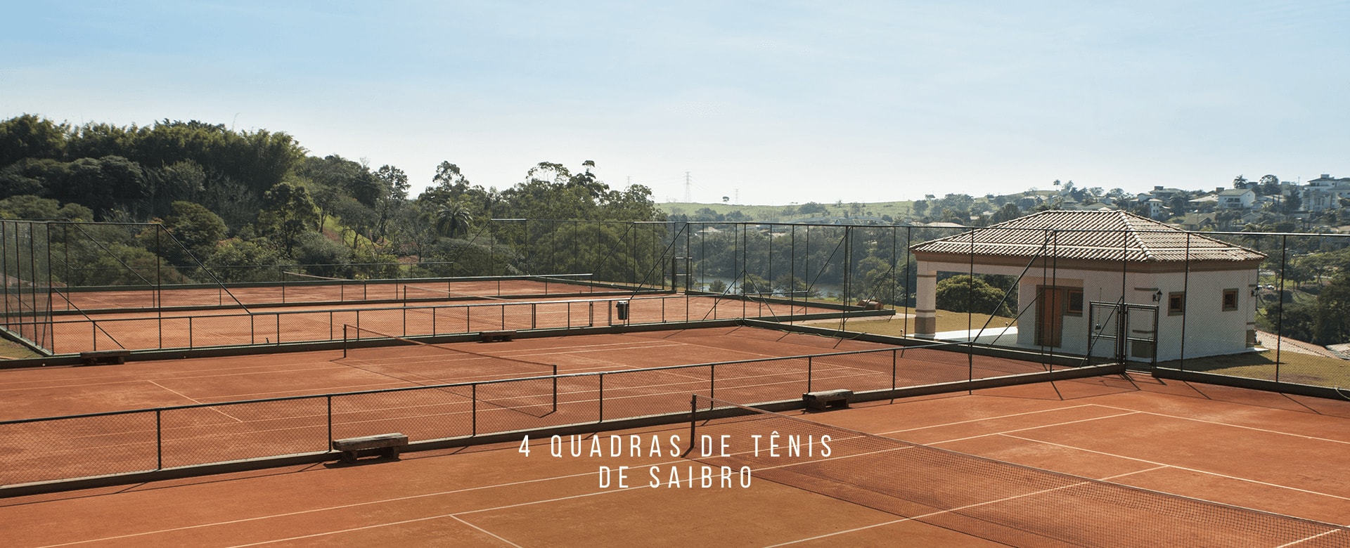 4 Quadras de Tênis do condomínio